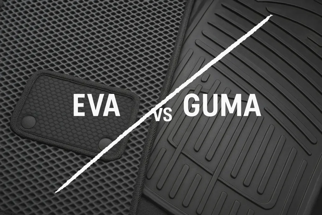 eva dywaniki vs gumowe dywaniki