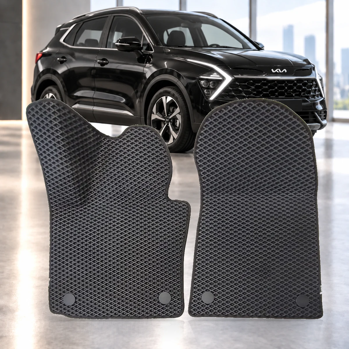 Przednie dywaniki samochodowe RENZO do Kia Sportage V 2021–2025