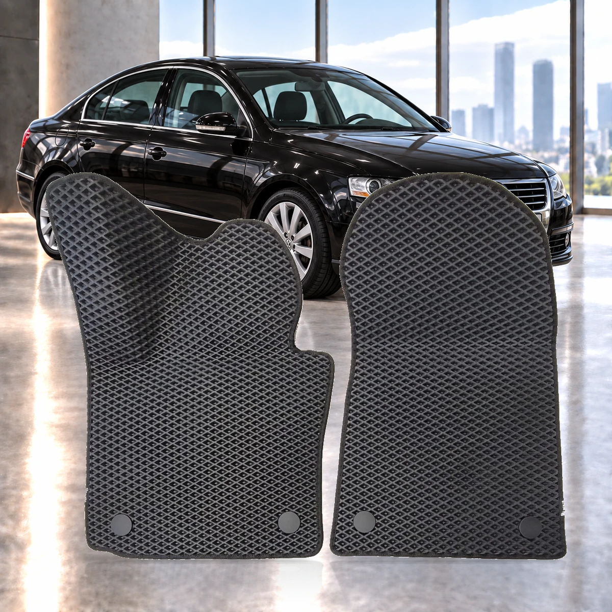 Dywaniki samochodowe Volkswagen Passat B6 2005–2010 – przednie dywaniki EVA RENZO