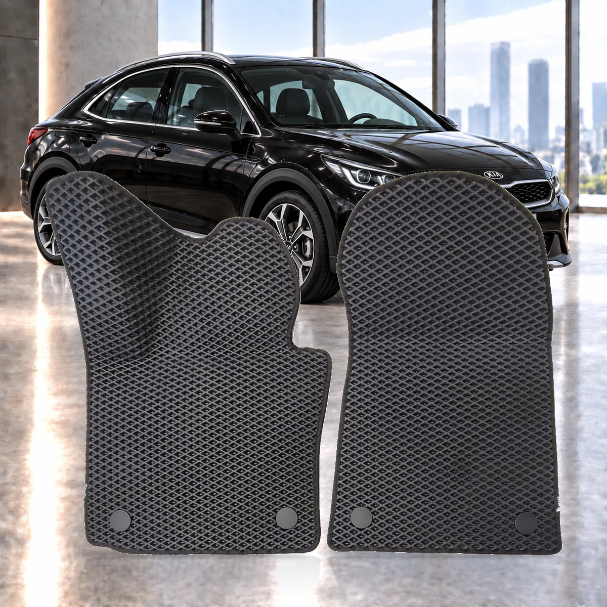 Dywaniki samochodowe Kia XCeed od 2019 – przednie dywaniki EVA RENZO
