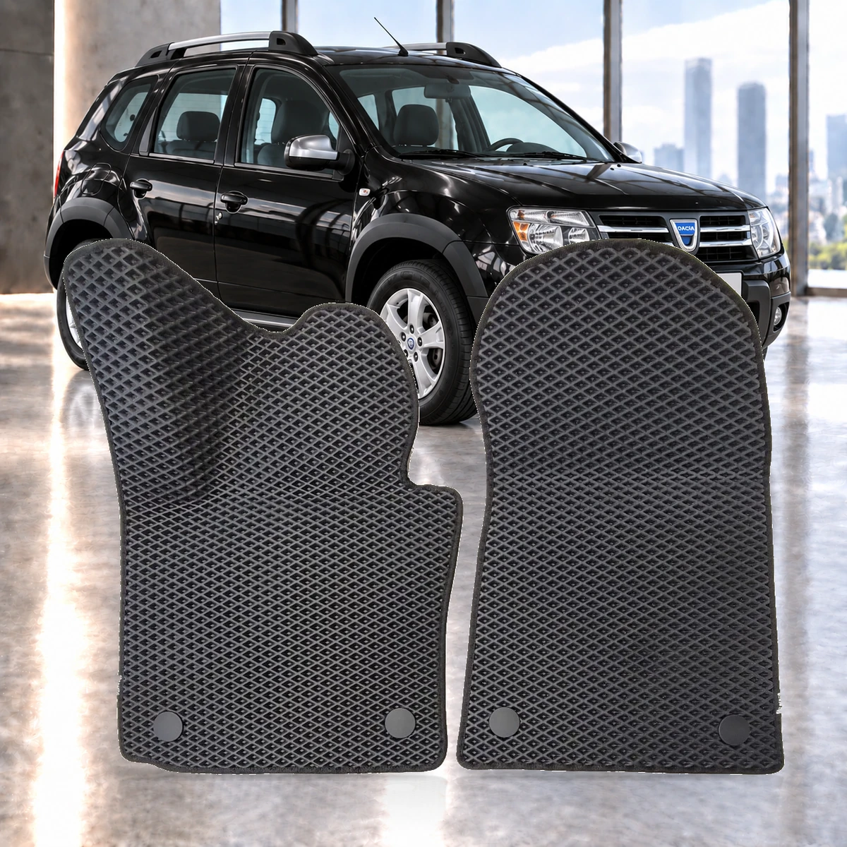 Dywaniki samochodowe Dacia Duster I 2010–2017 – zdjęcie poglądowe