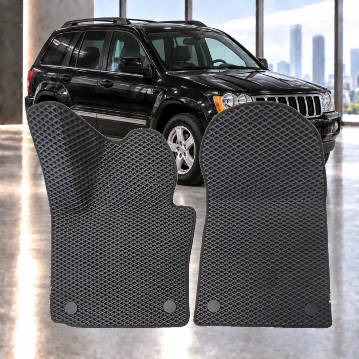 Dywaniki samochodowe EVA RENZO – Jeep Grand Cherokee III WK 2004–2010 – 2 przednie dywaniki, zdjęcie poglądowe