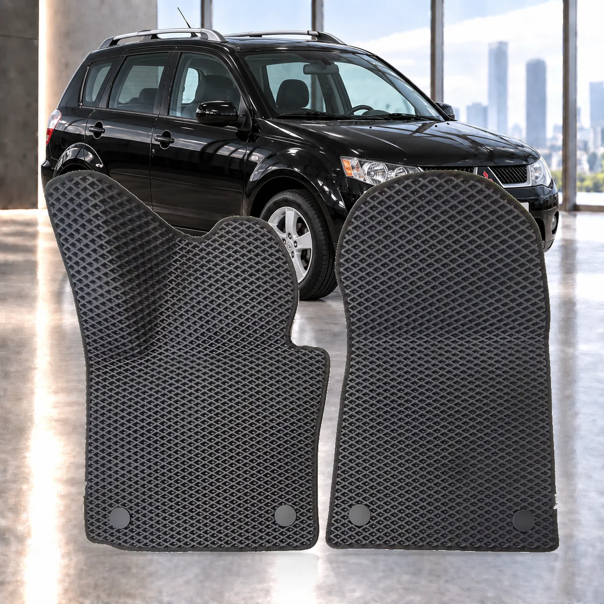 Dywaniki samochodowe Mitsubishi Outlander II 2007–2012 | RENZO