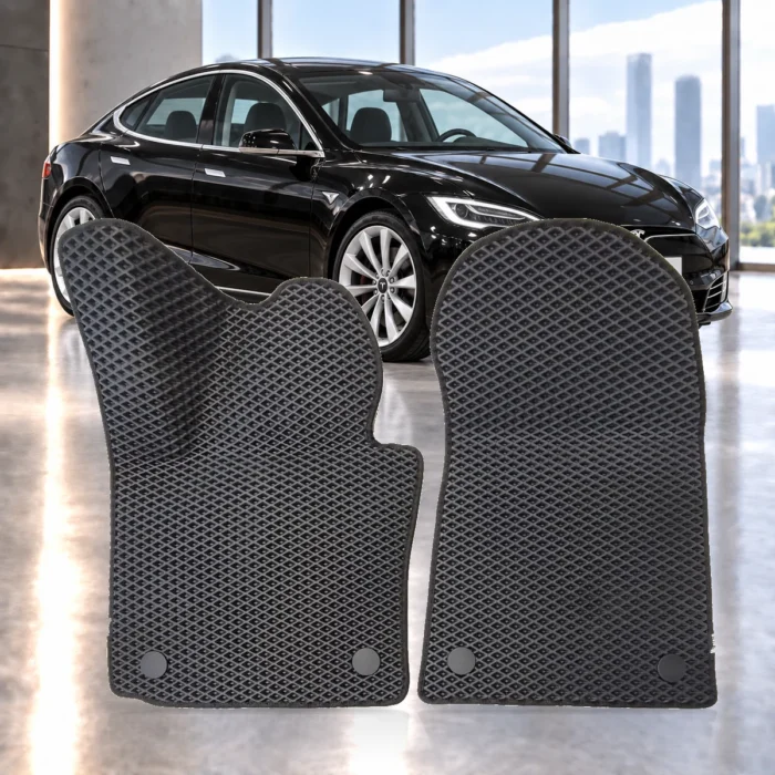 Dywaniki samochodowe EVA RENZO – Tesla Model S 2012–2020 – zestaw przód