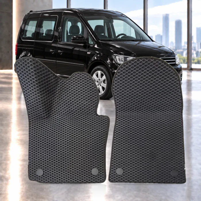 Dywaniki samochodowe EVA RENZO – Volkswagen Caddy IV 2015–2020 – zestaw przód