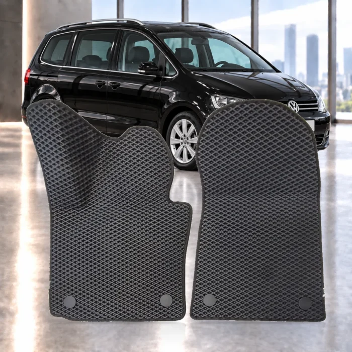Dywaniki samochodowe EVA RENZO – Volkswagen Sharan II 7N 2010–2022 – zestaw przód